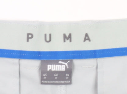 Puma Mens Grey Chino Shorts Size 24 Regular Fit Casual Summer
