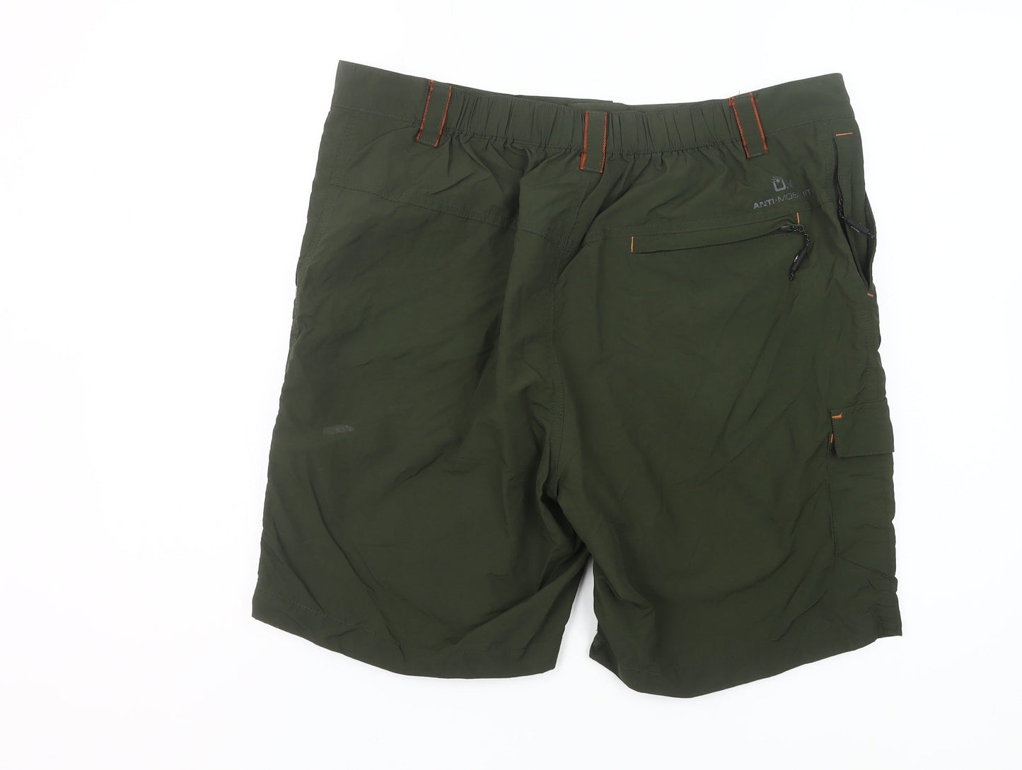Trespass Mens Green XL Cargo Shorts Outdoor Travel Polyamide