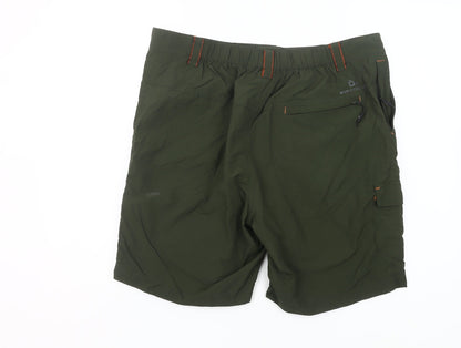 Trespass Mens Green XL Cargo Shorts Outdoor Travel Polyamide