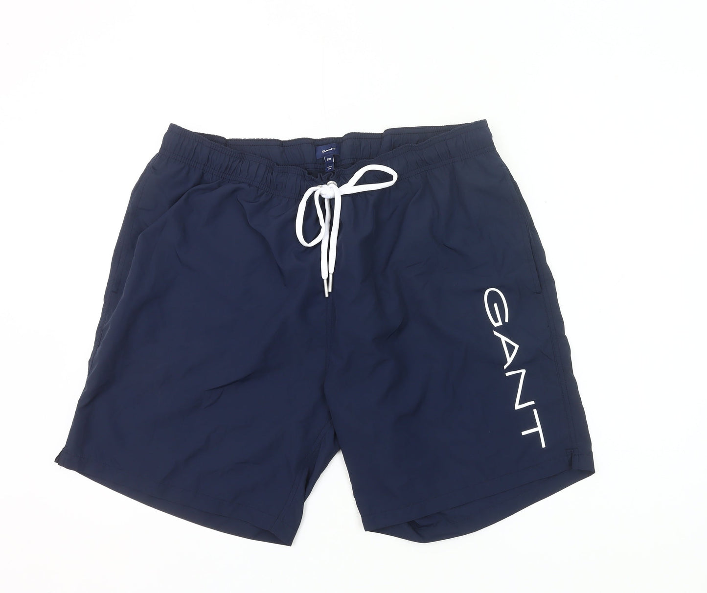 Gant Men's Blue 2XL Swim Shorts Quick Dry Elastic Waist