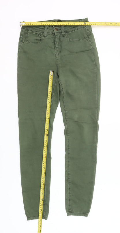 Dunnes Stores Women’s Green Skinny Jeans Size 8 Slim Stretch