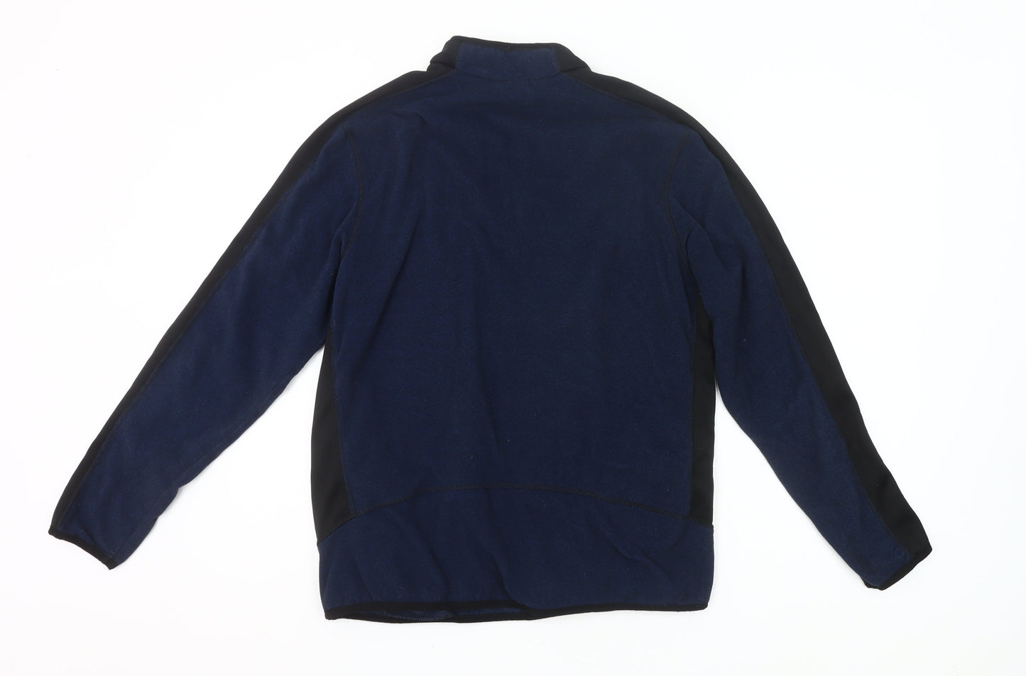 Dunnes Stores Men’s Blue 1/4 Zip Fleece Sweatshirt Small
