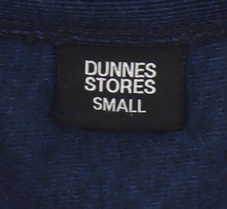Dunnes Stores Men’s Blue 1/4 Zip Fleece Sweatshirt Small