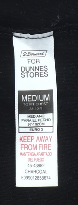 Dunnes Stores Men's Black Minds Eye Medium Relaxed Fit Graphic T-Shirt