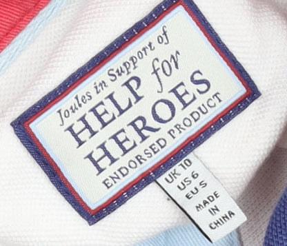 Joules Help for Heroes Multicoloured Womens Small Polo Shirt