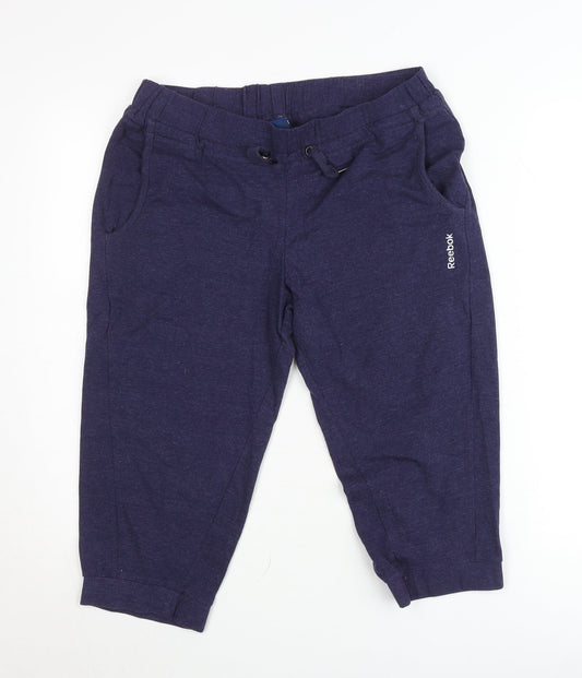 Womens UK Size 10 Reebok Regular Fit Jogger Blue Trousers