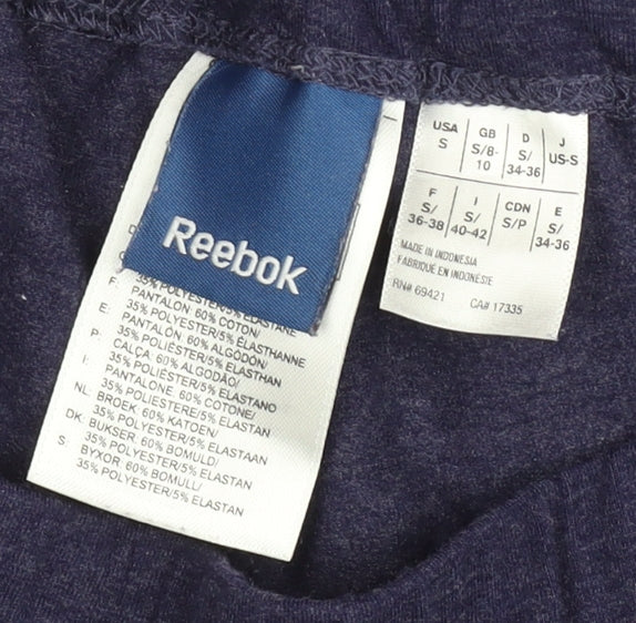 Womens UK Size 10 Reebok Regular Fit Jogger Blue Trousers