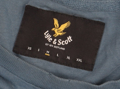 Lyle & Scott Men’s Blue Cotton Crew Neck Logo T-Shirt Size L