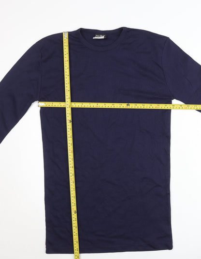 Portwest Men’s Blue Long Sleeve Crew Neck Pullover Jumper Size S