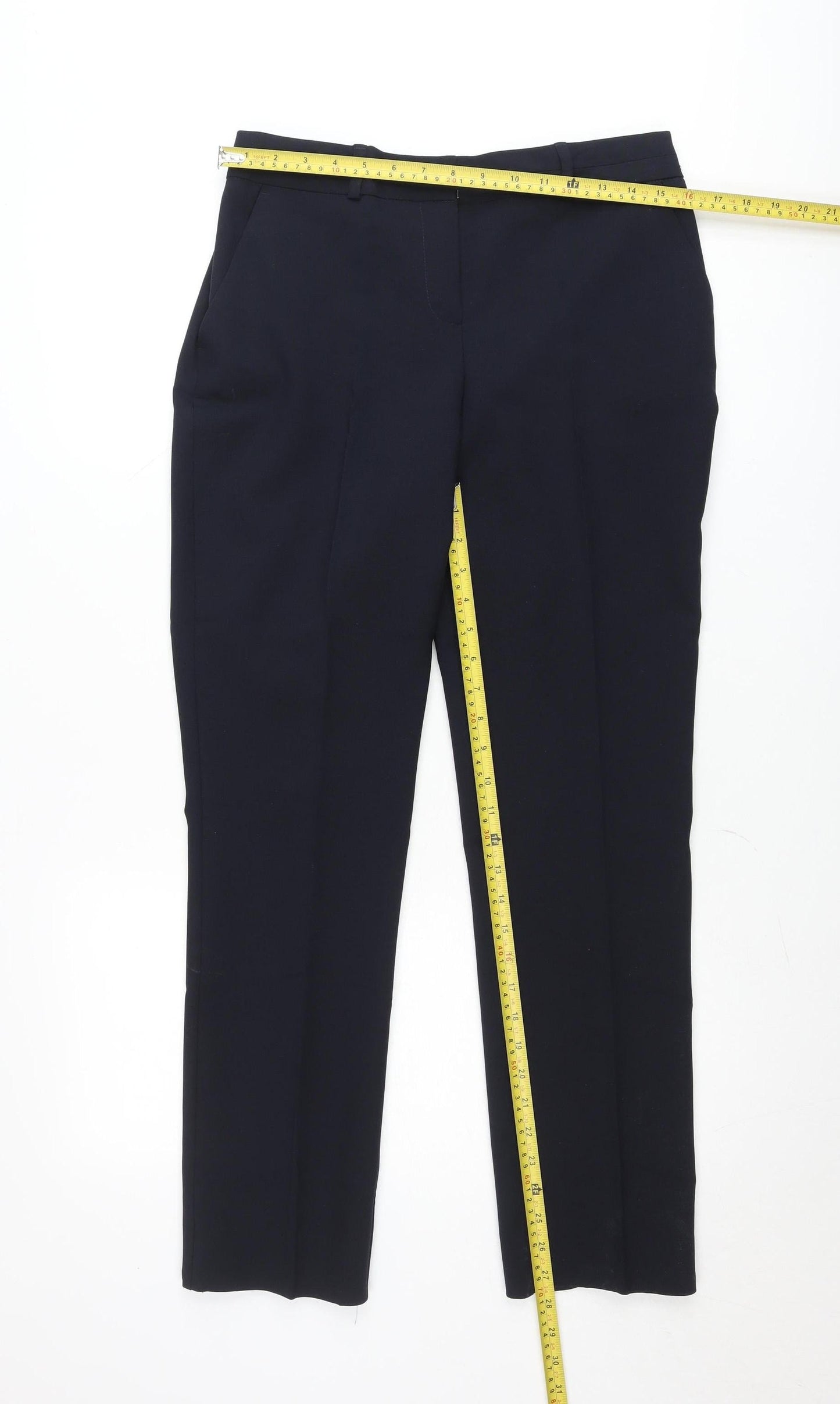 Dunnes Women Black Size 10 Straight Leg Dress Pants