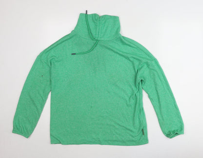 Cecil Women's Green Roll Neck Pullover Jumper Small Regular Fit