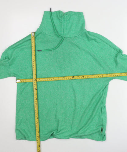 Cecil Women's Green Roll Neck Pullover Jumper Small Regular Fit