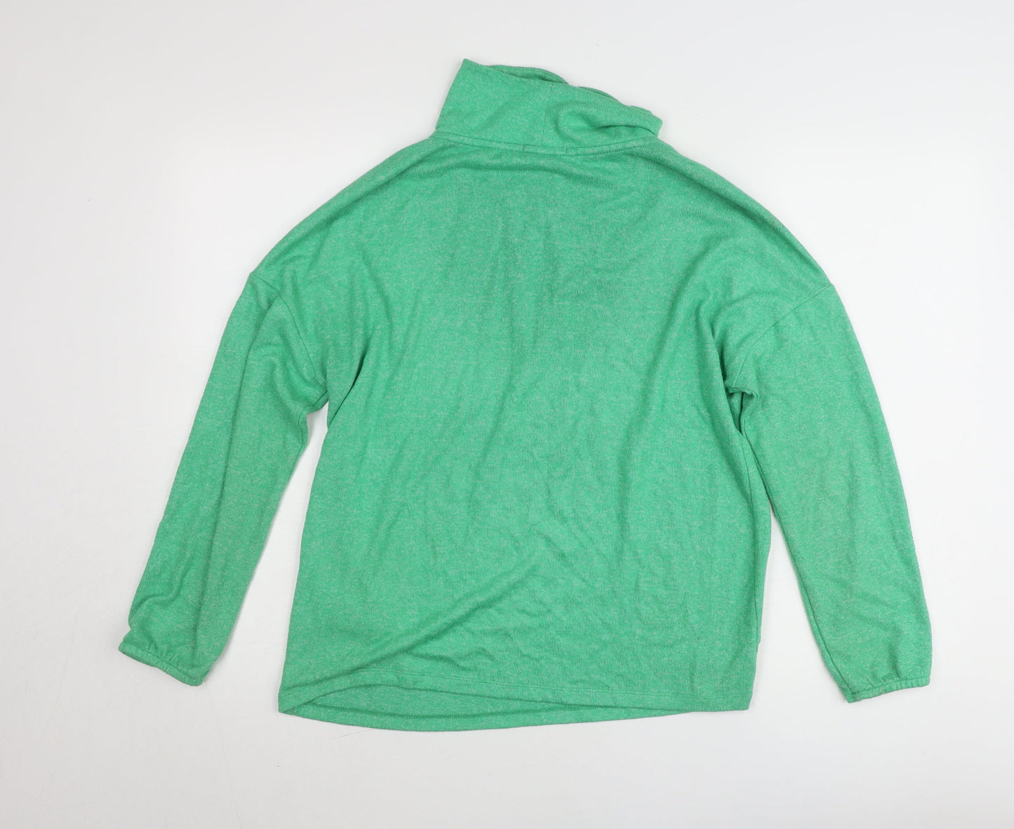 Cecil Women's Green Roll Neck Pullover Jumper Small Regular Fit