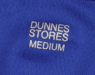 Dunnes Stores Men’s Blue Medium Crew Neck Short Sleeve Polyester T-Shirt