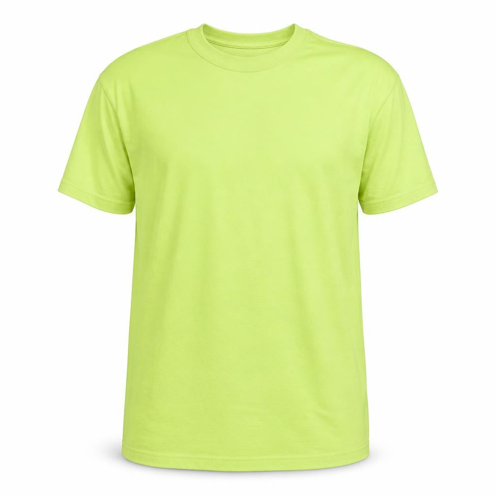 Front view of Dunnes Men’s Green Medium Short Sleeve Crew Neck T-Shirt