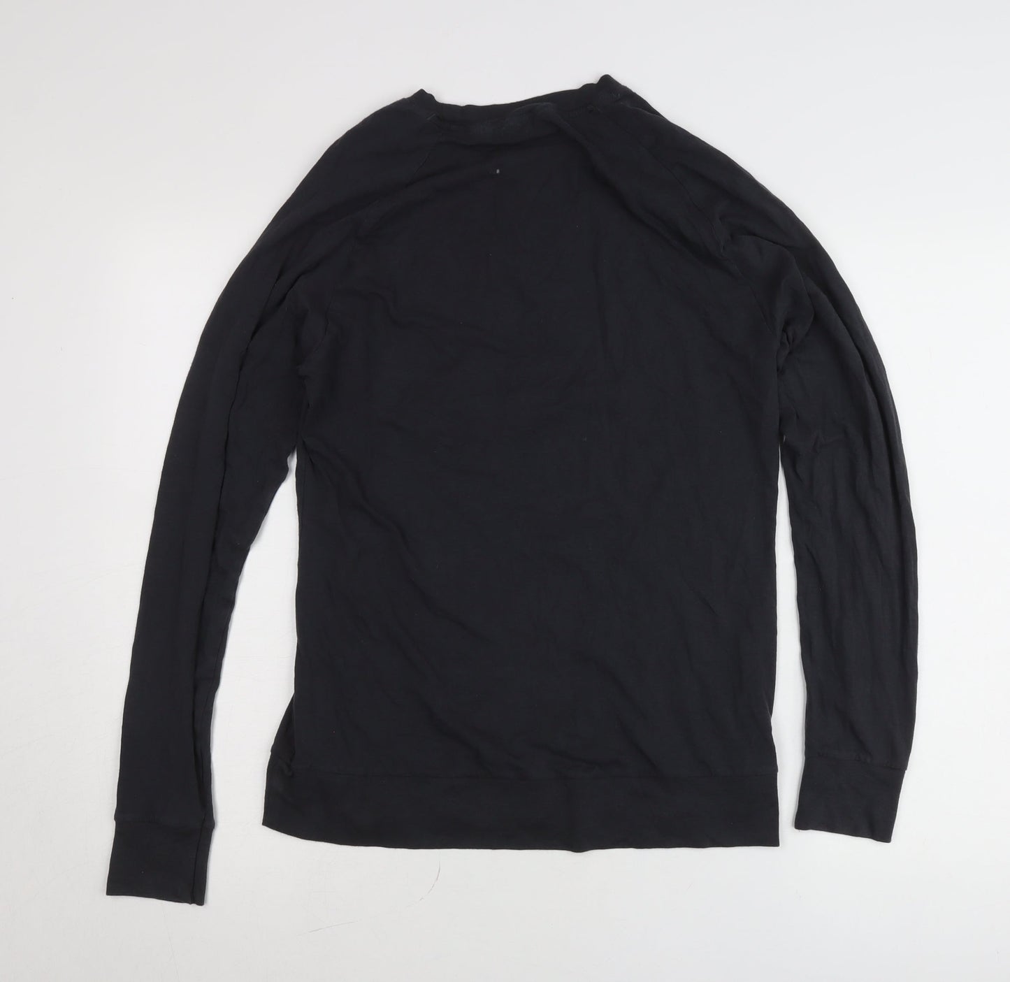 Marks and Spencer Men’s Black Cotton Modal Pullover Jumper Size M
