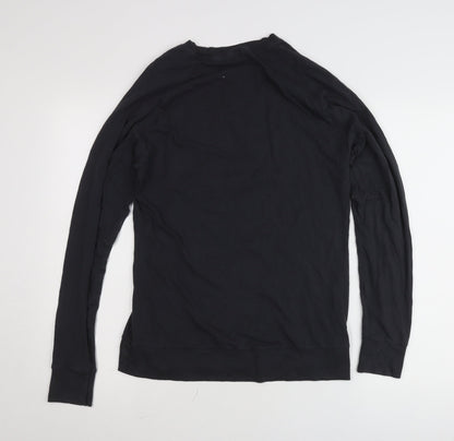 Marks and Spencer Men’s Black Cotton Modal Pullover Jumper Size M