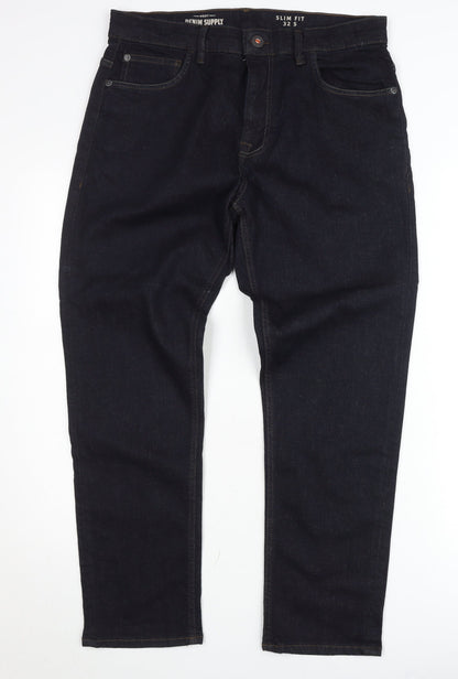 Next Denim Supply Slim Fit Blue Jeans Unisex Adults 32in Waist