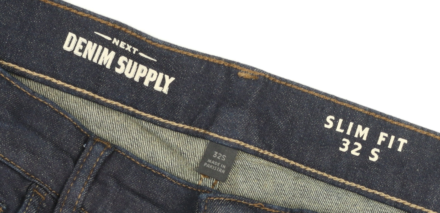 Next Denim Supply Slim Fit Blue Jeans Unisex Adults 32in Waist