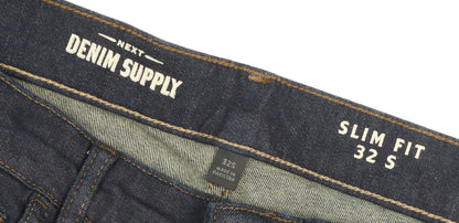 Next Denim Supply Slim Fit Blue Jeans Unisex Adults 32in Waist