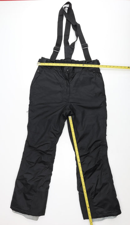 Trespass Teens Black Snow Pants Waterproof Windproof Size 12 Slim