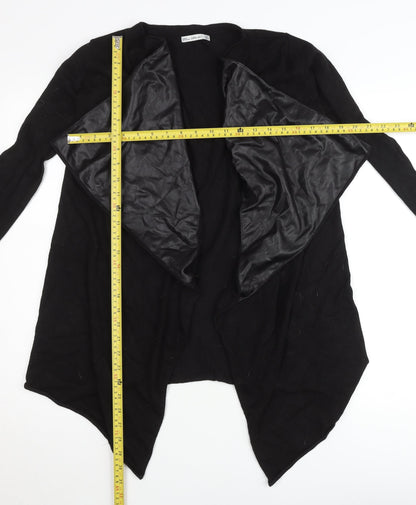Zara Women’s Black Long Sleeve Open Knit Cardigan L