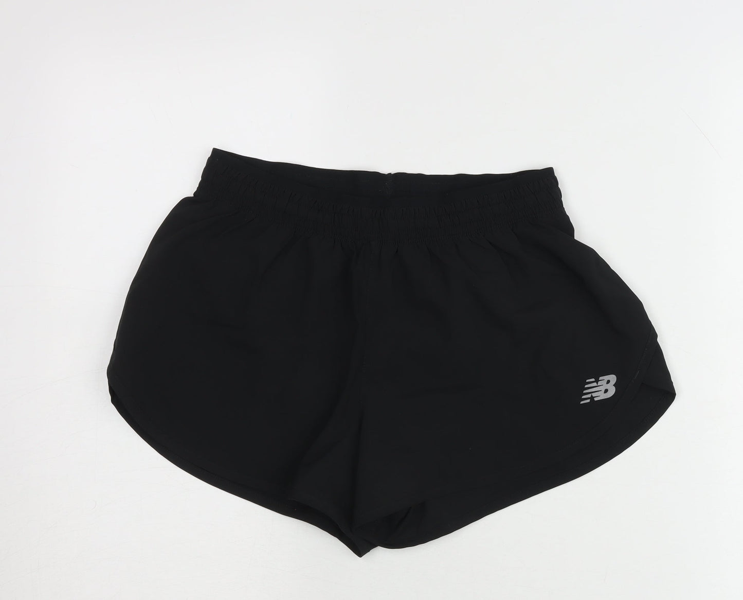 New Balance Womens Black S Athletic Running Gym Shorts