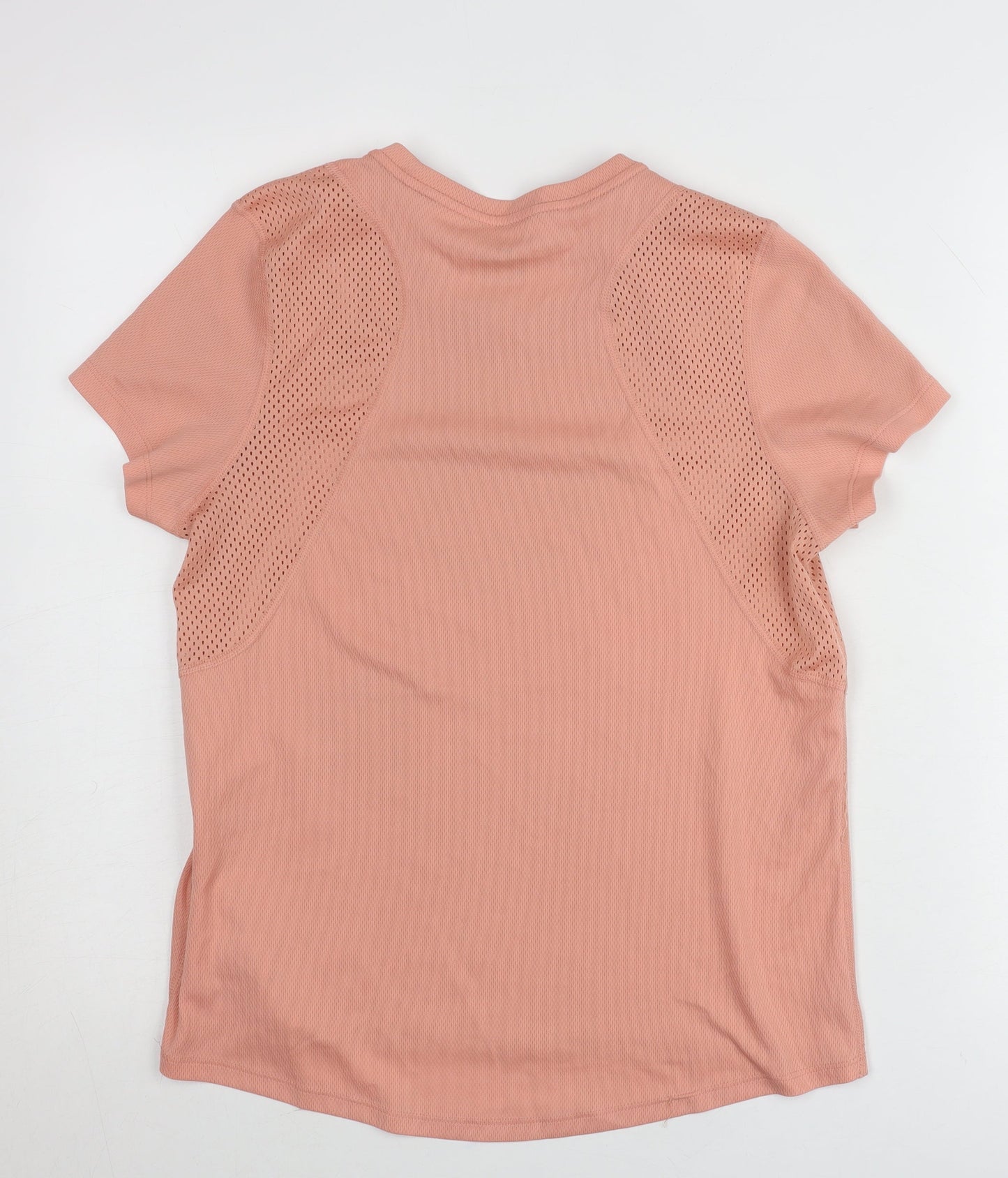 Nike Women Pink Dri-Fit Running T-Shirt Size S Athletic Fit