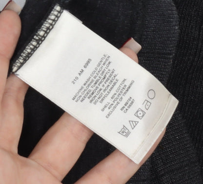 Columbia Men's Black Pullover Jumper M V-Neck Cotton Blend