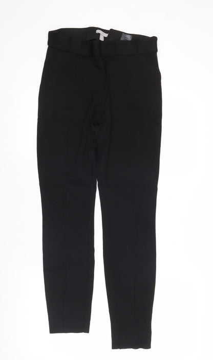 H&M Women’s Black Slim Fit Work Trousers S Regular