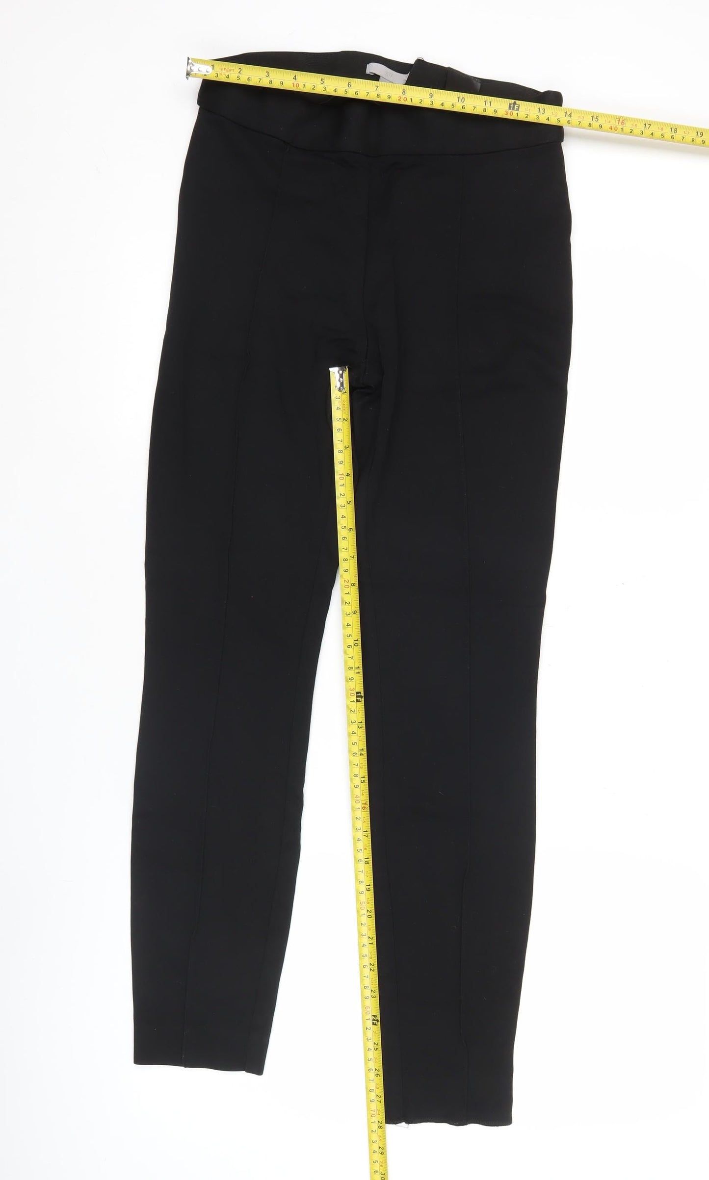 H&M Women’s Black Slim Fit Work Trousers S Regular