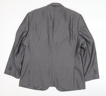 Aspen & Court Men’s Grey Blazer Jacket 44 Chest Classic Formal