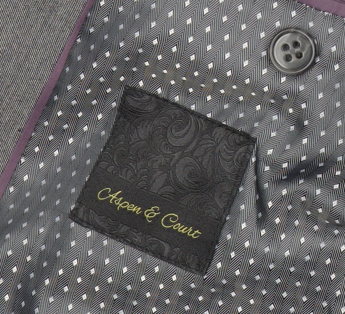 Aspen & Court Men’s Grey Blazer Jacket 44 Chest Classic Formal