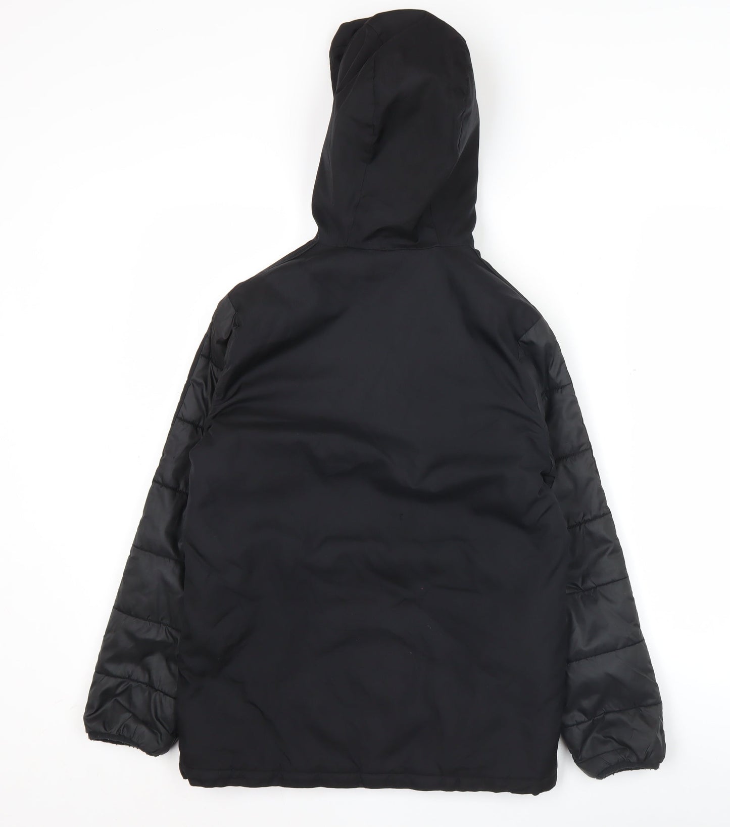 Adidas Boys Black 9-10Y Hooded Puffer Jacket Cork City FC Zip Coat