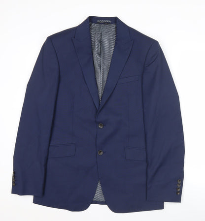 Mens UK Size 38 Marks and Spencer Regular Blue Suit Jacket