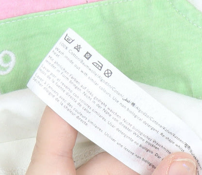 Jack Wills Men’s White Colourblock T-Shirt Size S Retro College Style