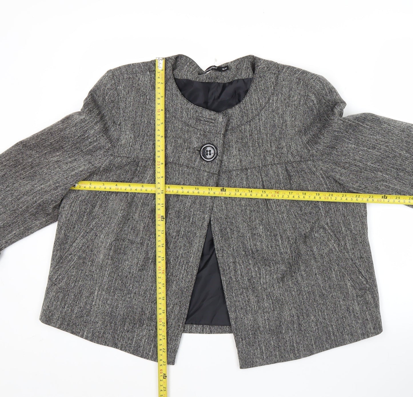 Atmosphere Womens Grey Jacket Size 16 Business Workwear Classic