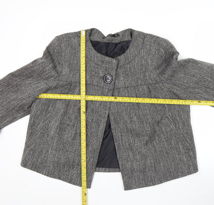 Atmosphere Womens Grey Jacket Size 16 Business Workwear Classic