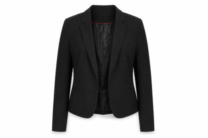 La Redoute Women’s Black Blazer UK 8 Single-Breasted Jacket