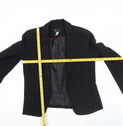 La Redoute Women’s Black Blazer UK 8 Single-Breasted Jacket