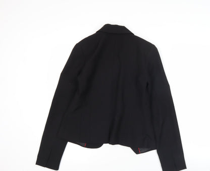 La Redoute Women’s Black Blazer UK 8 Single-Breasted Jacket
