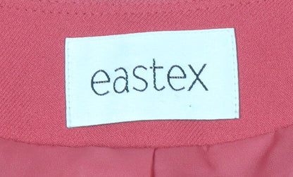 Eastex Womens Red Blazer Size 14 Business Casual Jacket