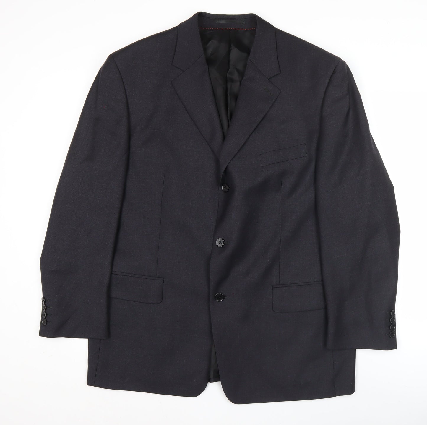 Pierre Cardin Mens Grey Wool Blazer Jacket 44 Regular Classic