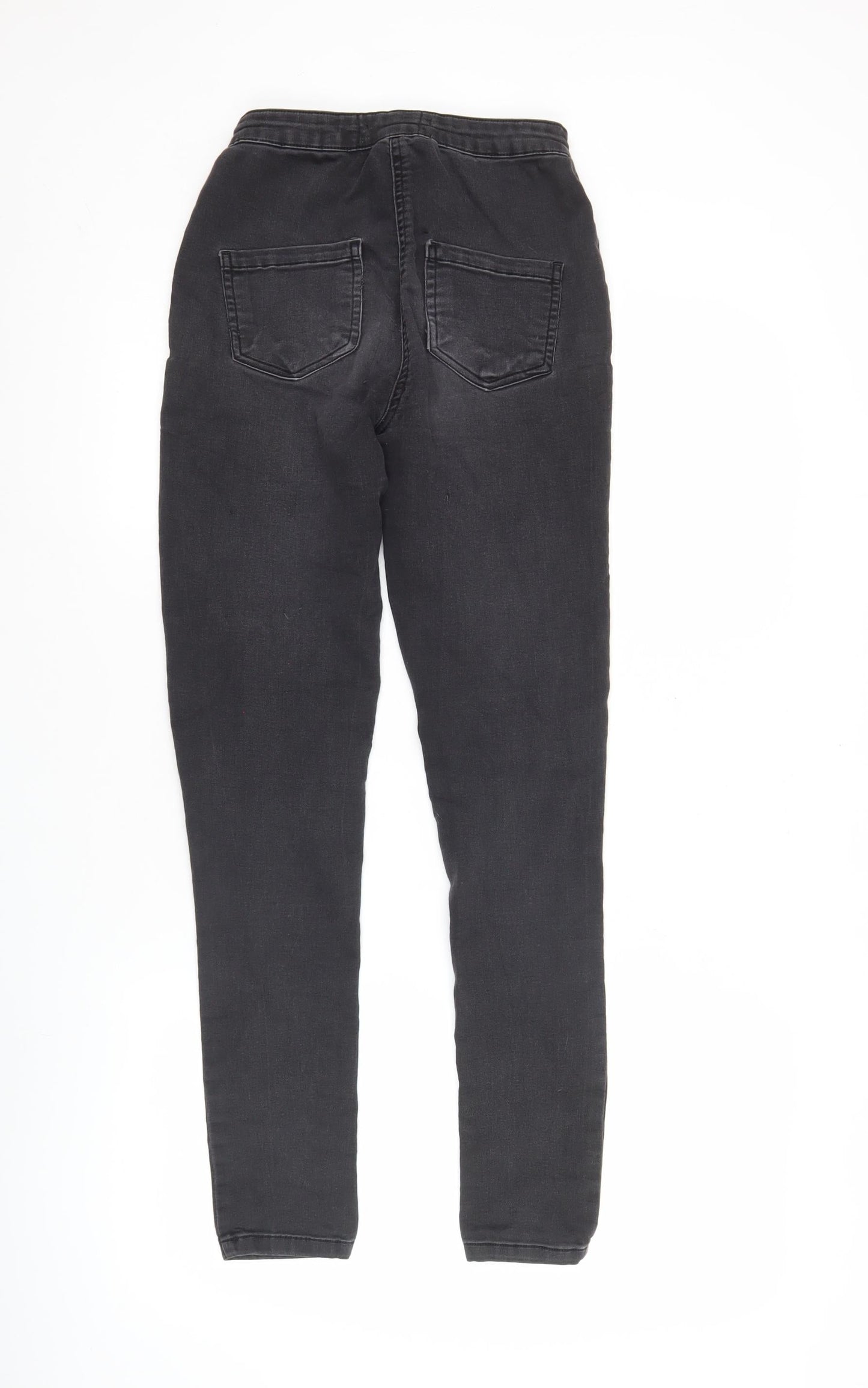 Parisian Womens Black Size 6 Distressed Skinny Jeans