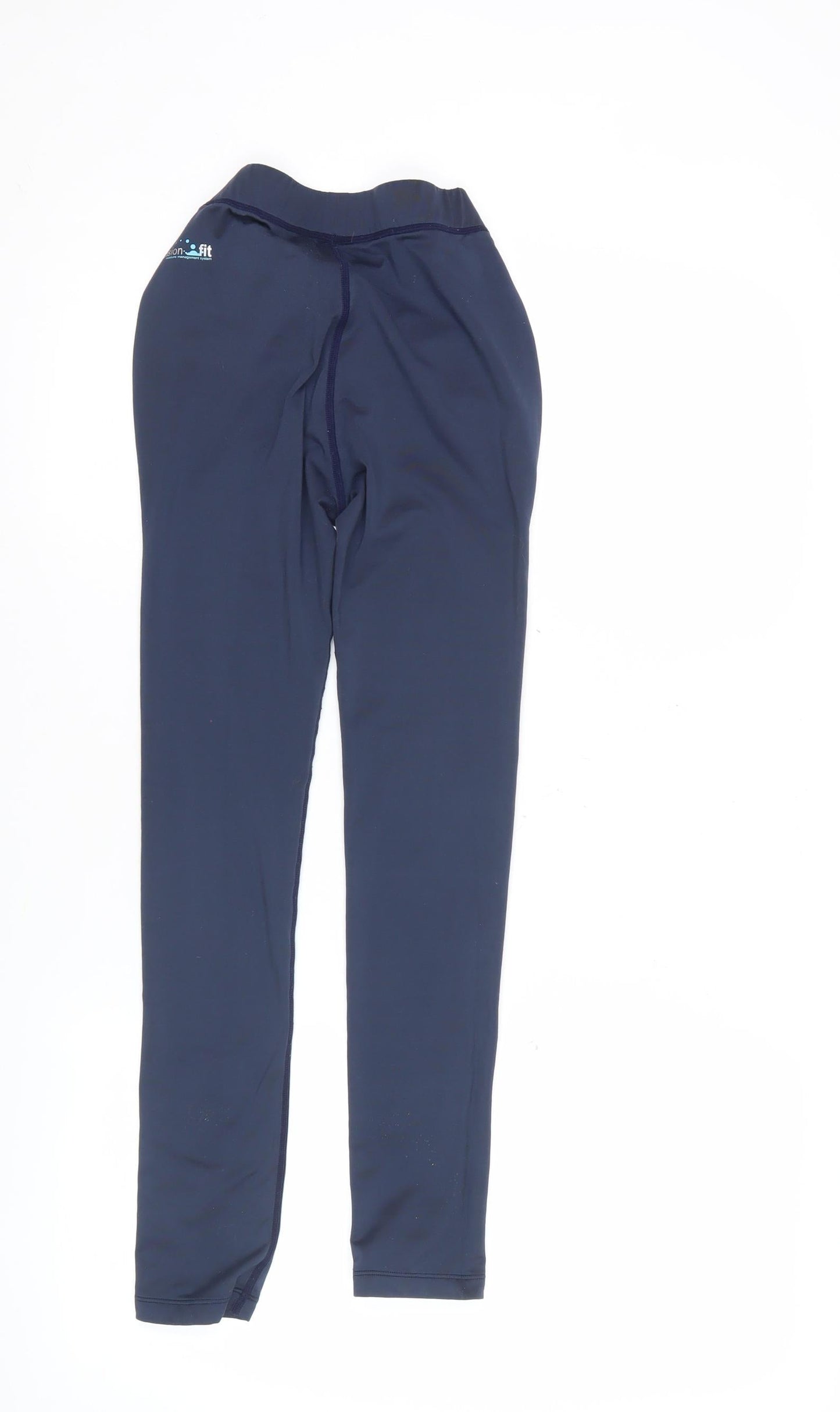 Precision Womens Blue XS Compression Leggings Slim Fit