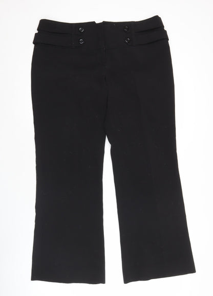 Terminal One Women’s Black Size 14 Straight Leg Trousers