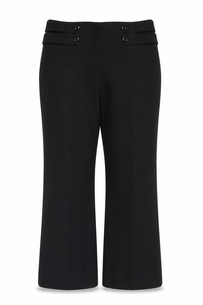 Terminal One Women’s Black Size 14 Straight Leg Trousers