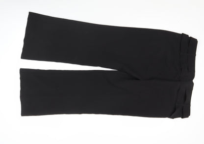 Terminal One Women’s Black Size 14 Straight Leg Trousers