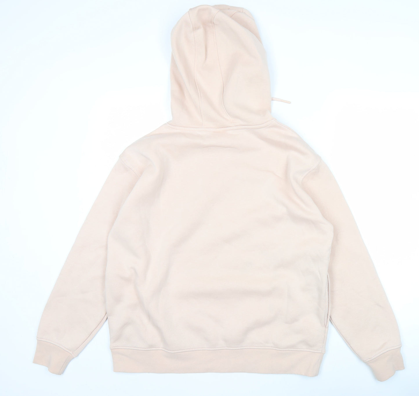 Disney Minnie Mouse Womens Beige Hoodie Sweatshirt Size M Pullover