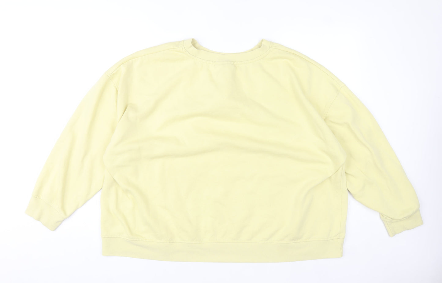 Disney Women Yellow Winnie the Pooh Sweatshirt 2XL Graphic Pullover